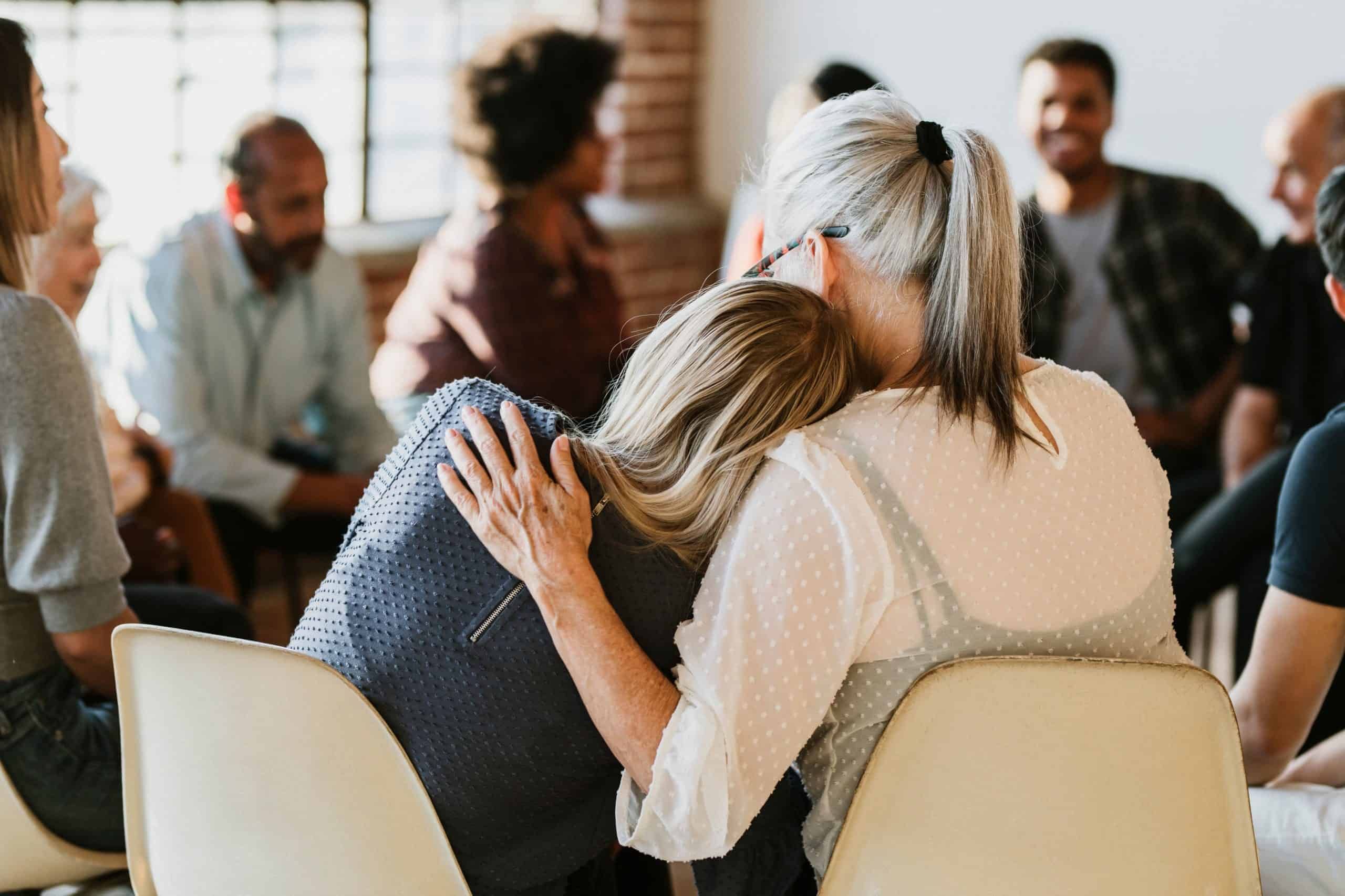 Group therapy in Eatonton, Georgia.