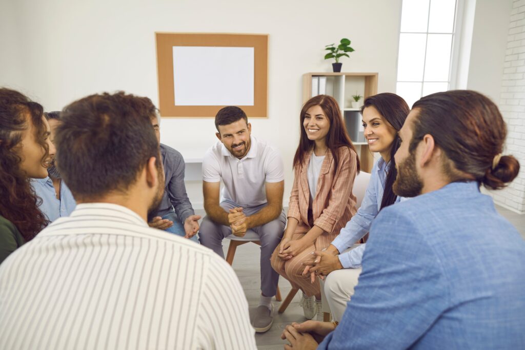 Savannah, Georgia Drug and Alcohol Addiction Treatment Resources being utilized during a group therapy session.