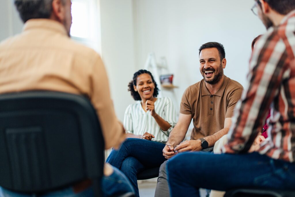 Group therapy session during Georgia addiction treatment